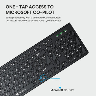 Key7 Combo AI Wireless Keyboard Mouse