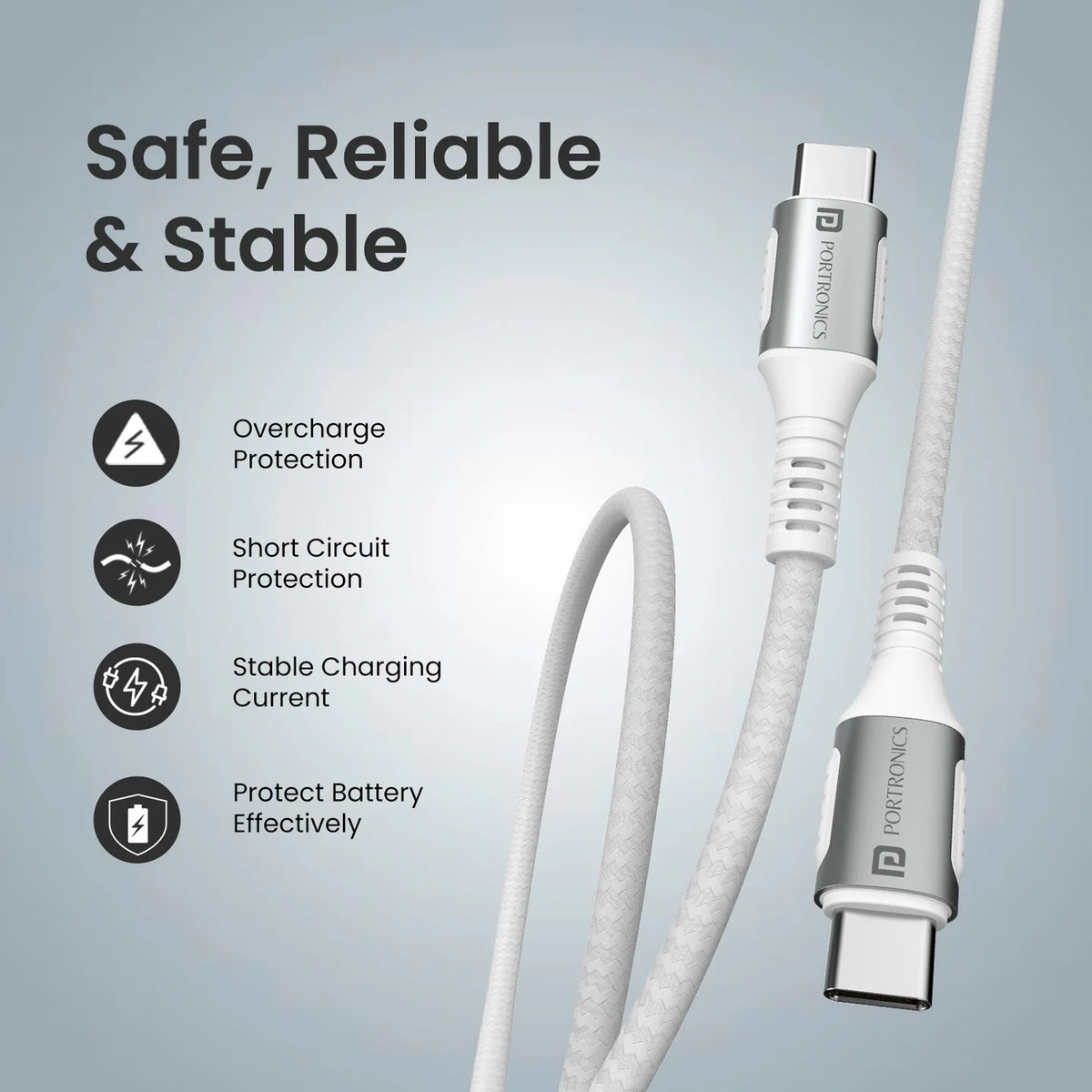 Konnect Y Type C to Type C Cable