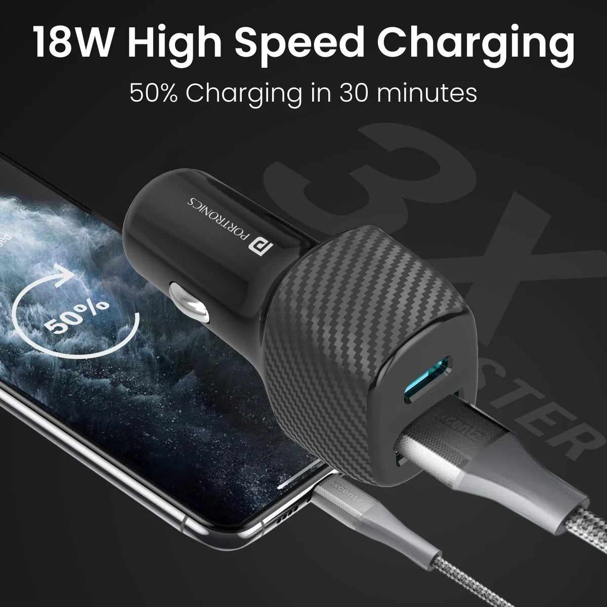 Car Power 6 Dual Port Car Charger