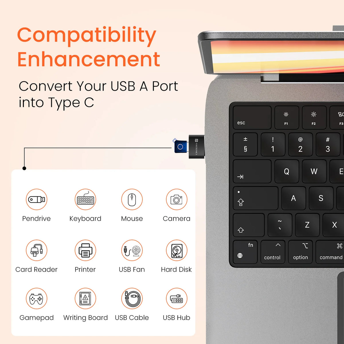 Bridge X Type-C to USB-A Adapter
