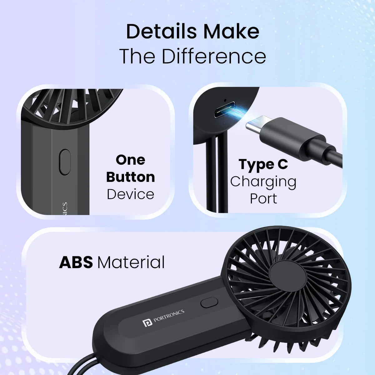 Dual Breeze 4000mAh Dual Motor Mini Fan