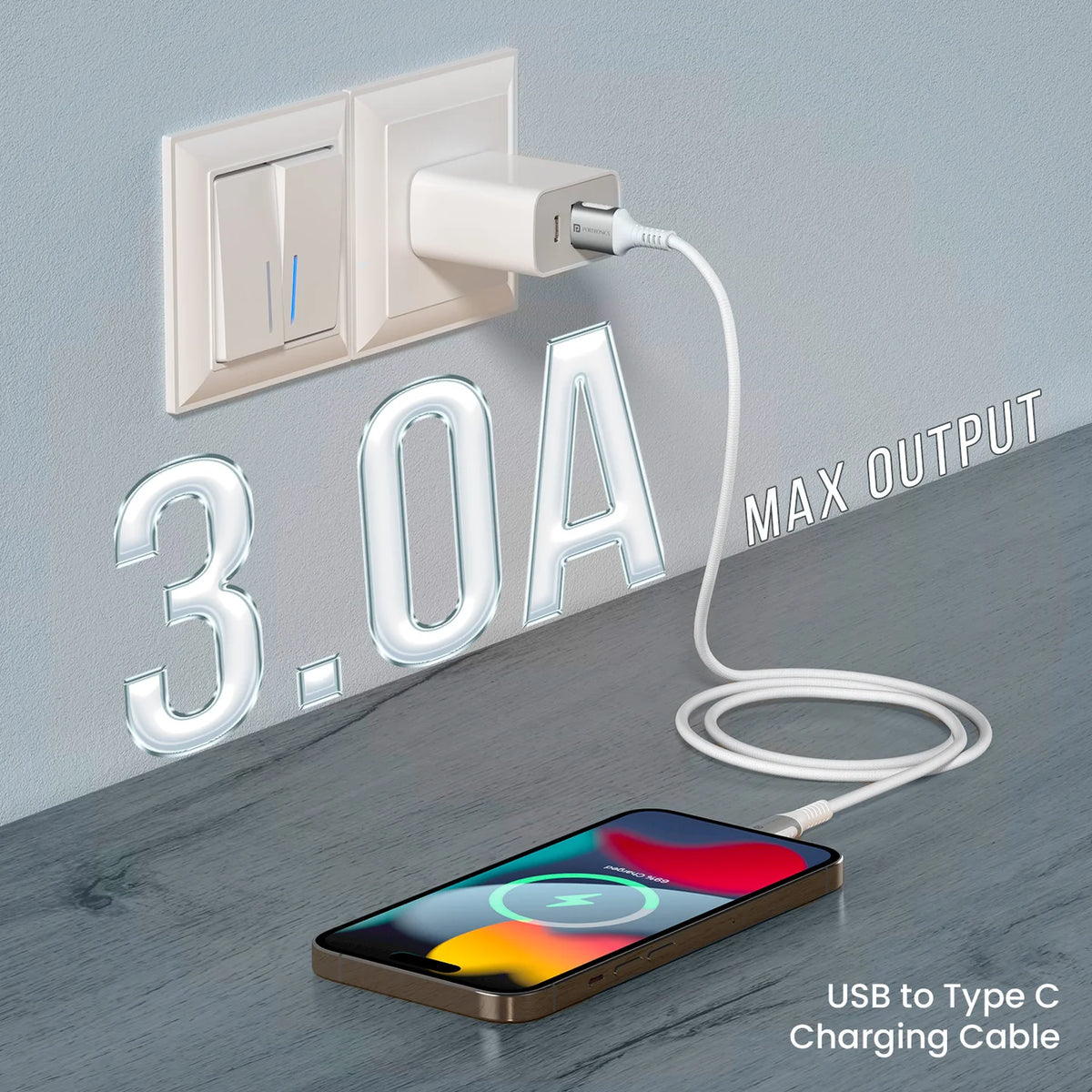 Konnect Y USB to Type C Cable