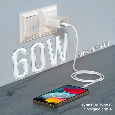 Konnect Y Type C to Type C Cable