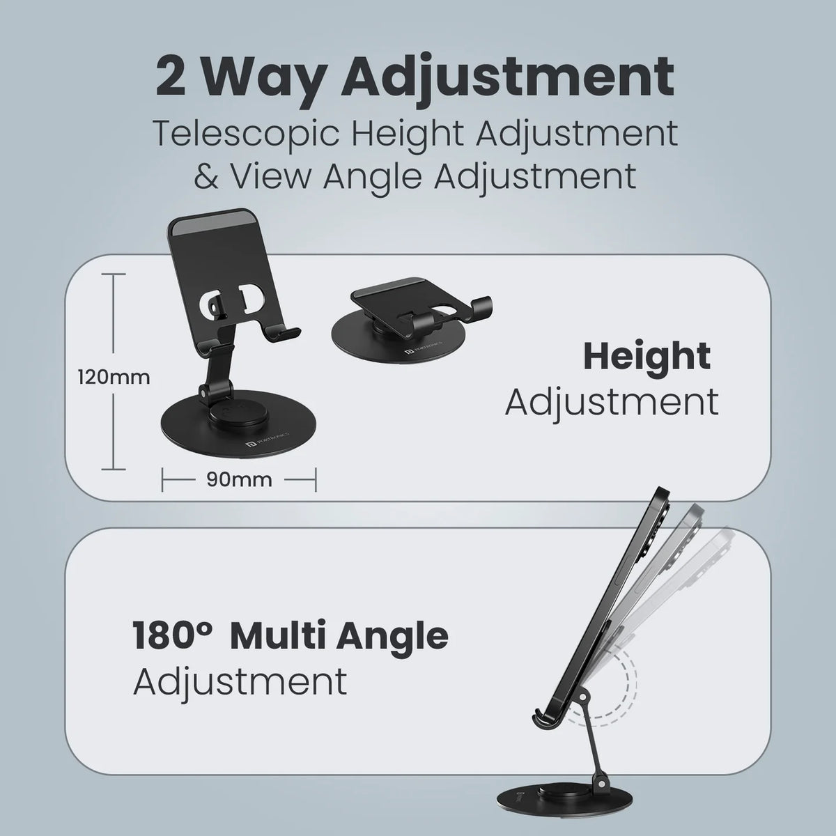 Mobot 4 Adjustable Foldable Mobile Stand