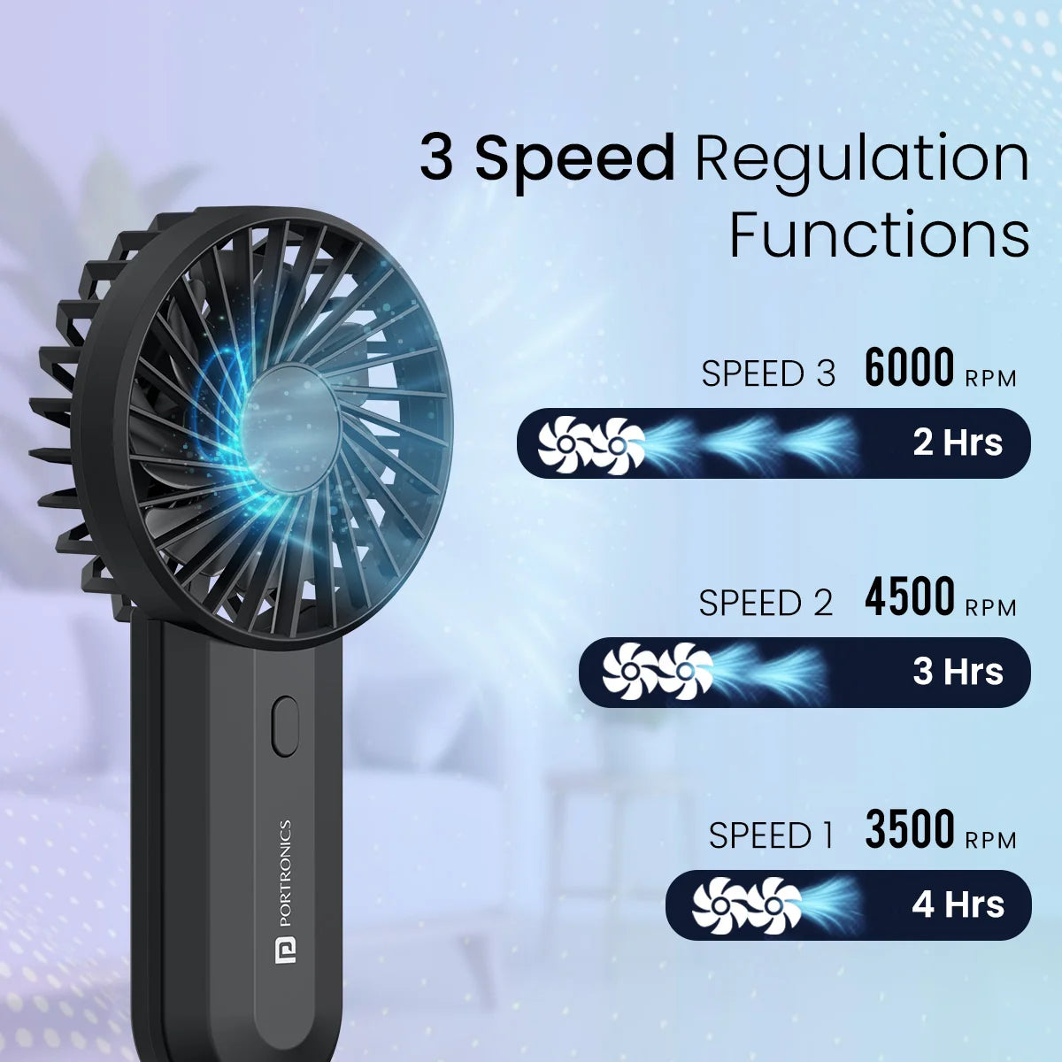 Dual Breeze 4000mAh Dual Motor Mini Fan