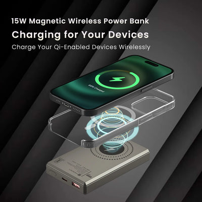 Luxcell MagClick 10K 10000mAh Magnetic Powerbank