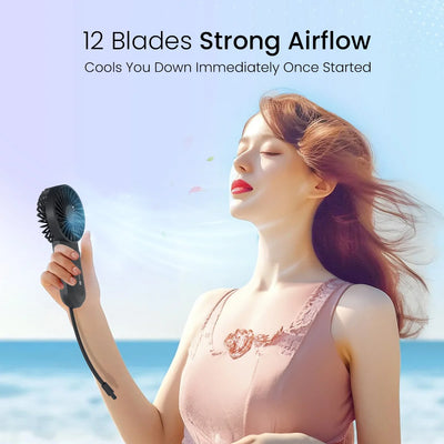 Dual Breeze 4000mAh Dual Motor Mini Fan