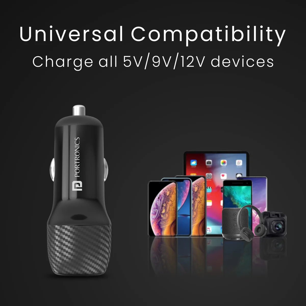 Car Power 6 Dual Port Car Charger