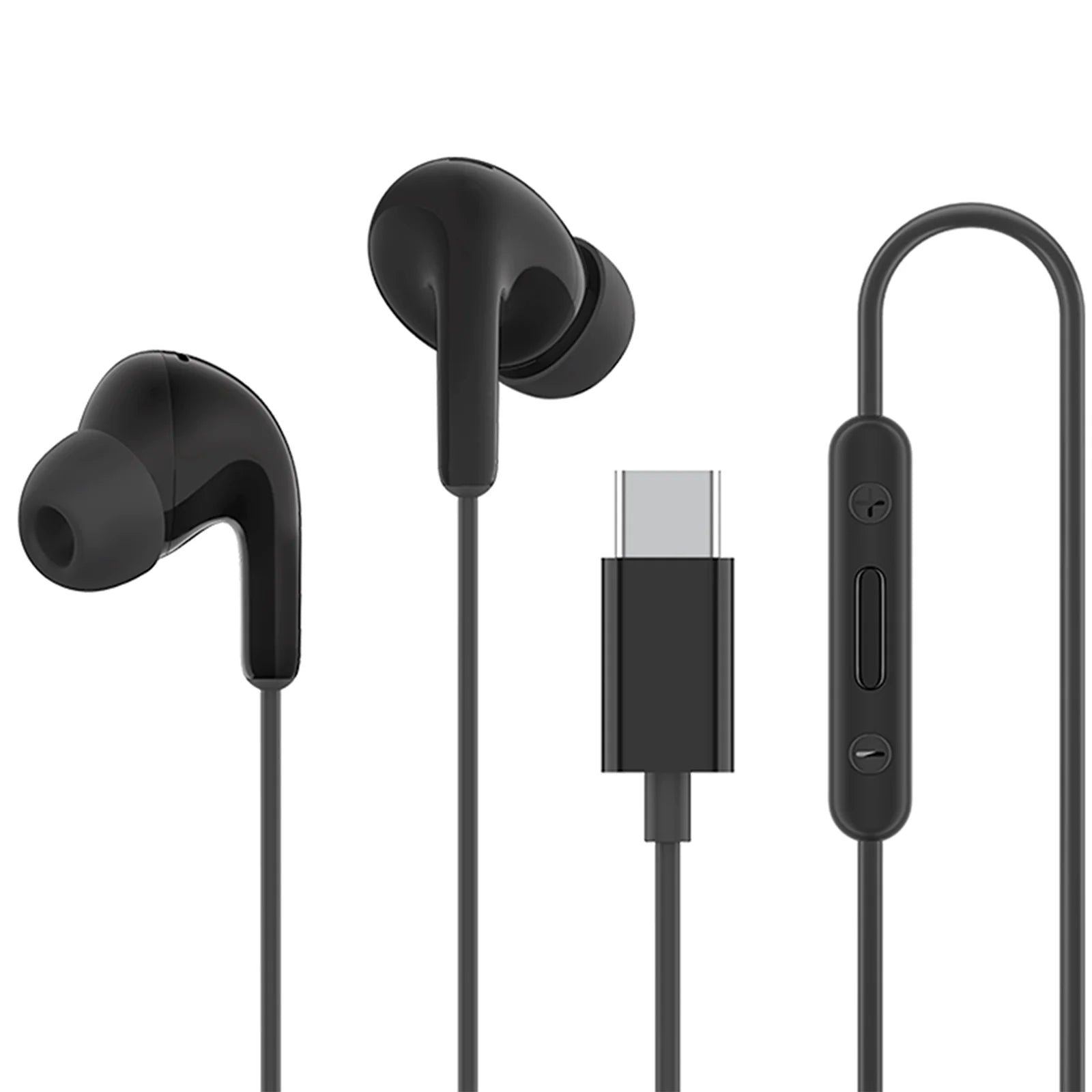 Type-C Wired In-Ear Earphone #color_black