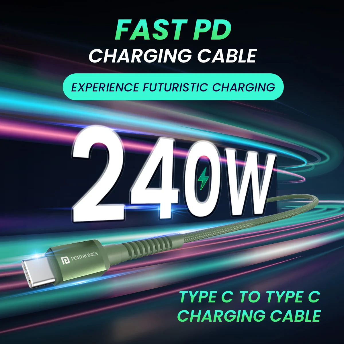 Konnect X 1M Type-C 240W Cable