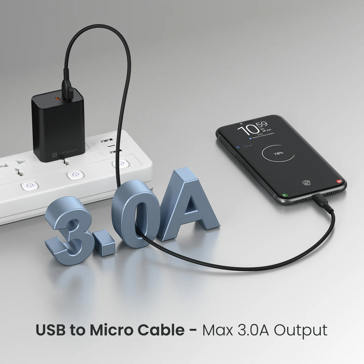 Konnect Core 3 USB to Micro USB Cable