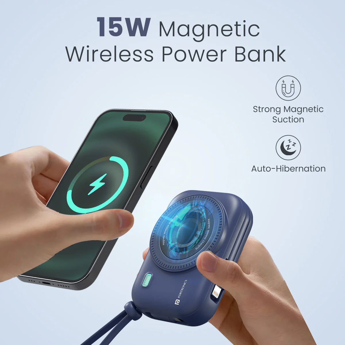Power Shutter 10000mAh Wireless Powerbank