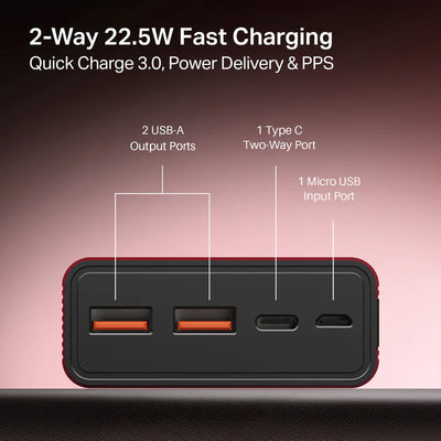 PB400 20000mAh 22.5W Power Bank 