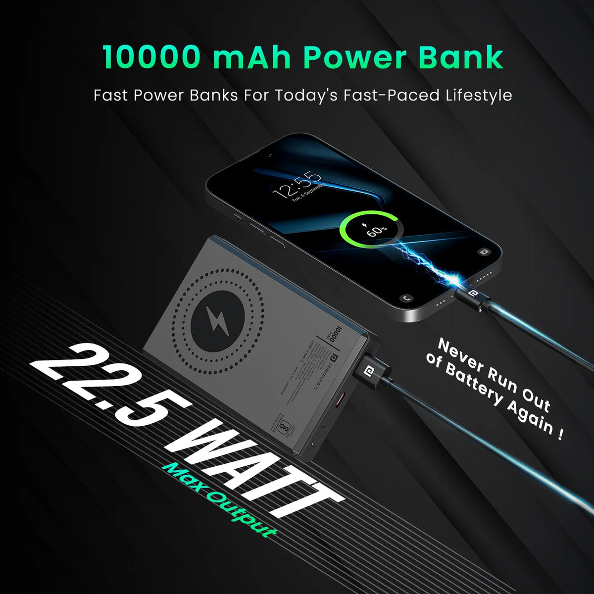 Luxcell MagClick 10K 10000mAh Magnetic Powerbank