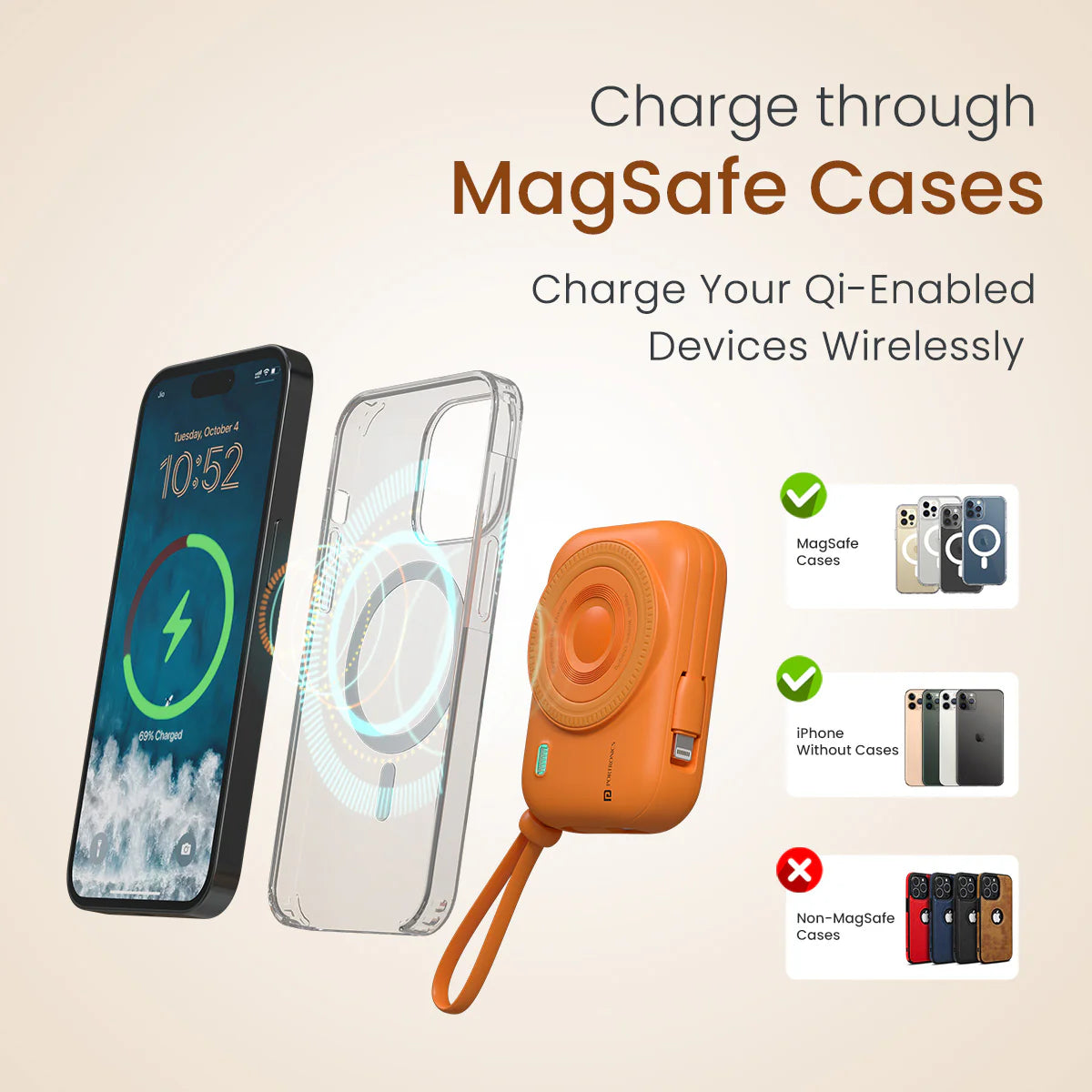 Power Shutter 10000mAh Wireless Powerbank