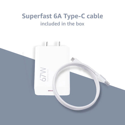 67W SonicCharge Power Adapter with USB Cable 
