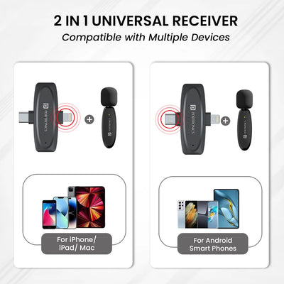 Vlogmate Wireless Lavalier Microphone Kit