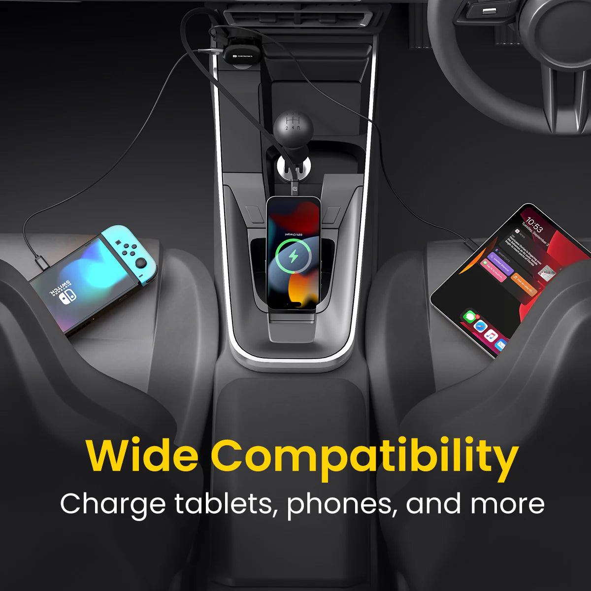 Car Power Flexo Fast Car Charger