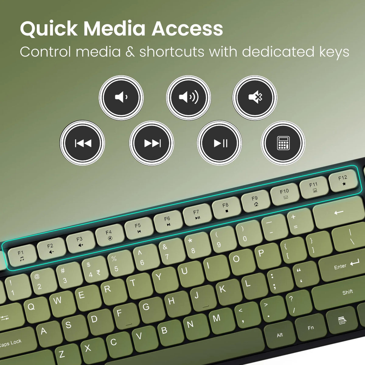 Key11 Combo Wireless Keyboard Mouse Set