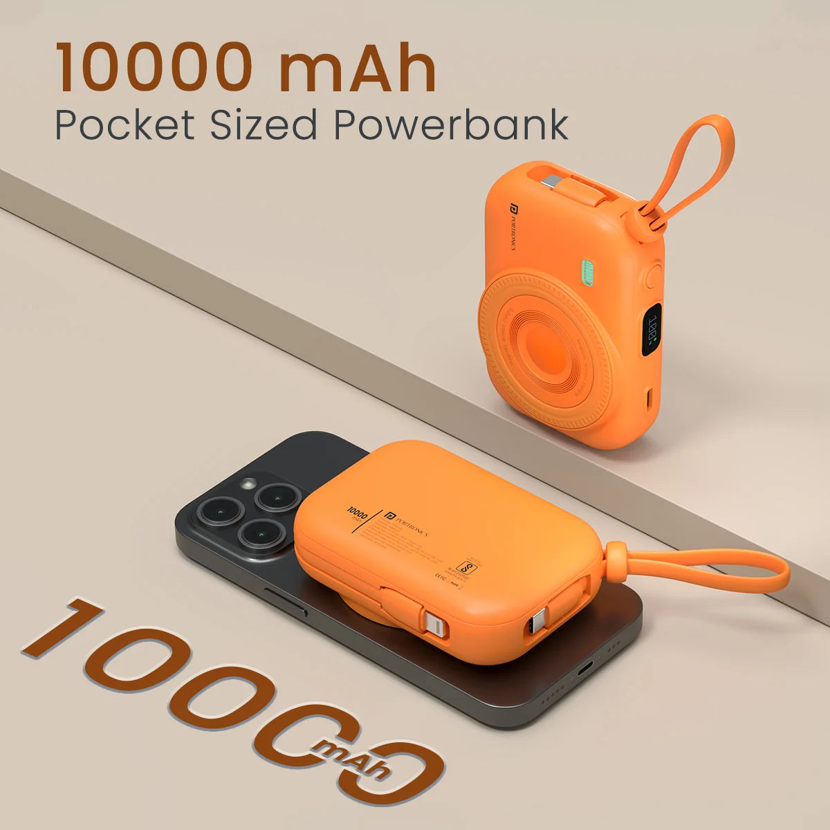 Power Shutter 10000mAh Wireless Powerbank