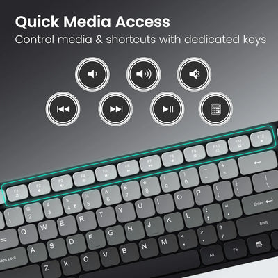 Key11 Combo Wireless Keyboard Mouse Set