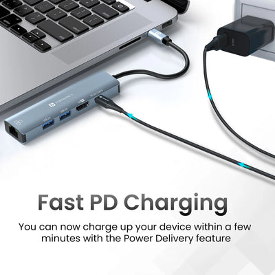 Mport 51 5-in-1 USB-C Hub