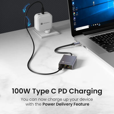 Mport 30M USB-C Ethernet Hub