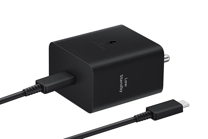 45W Super Fast Power Adapter with USB Cable #color_black