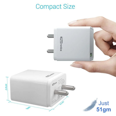 Adapto One 18W USB Fast Charger