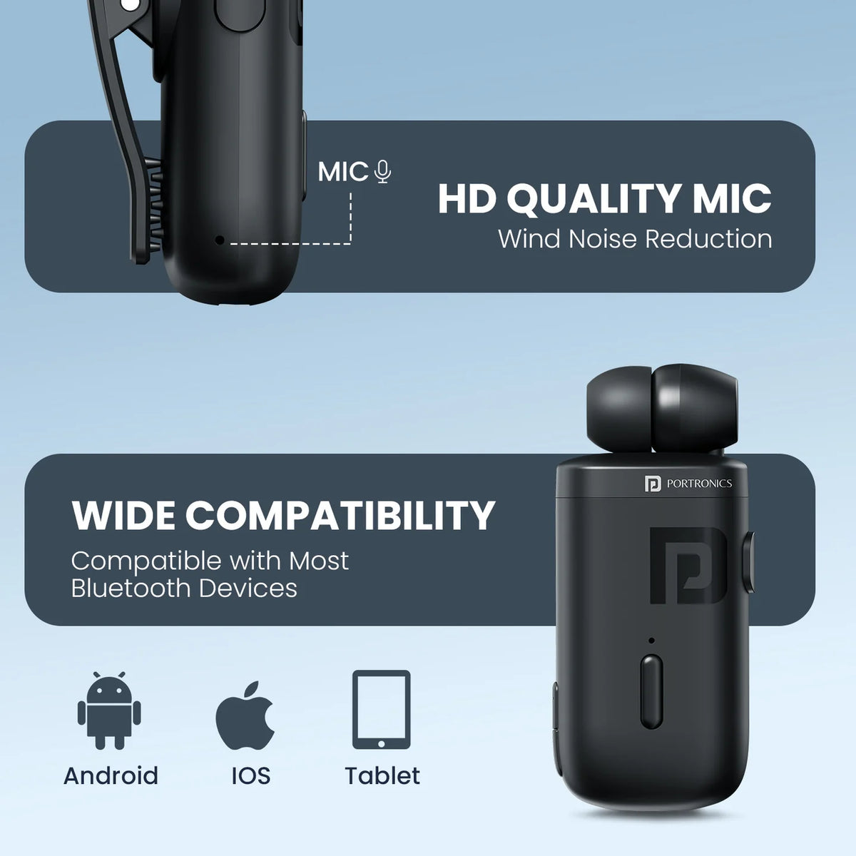 Harmonics Klip 6 Wireless Clip Earphone