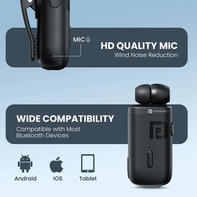 Harmonics Klip 6 Wireless Clip Earphone