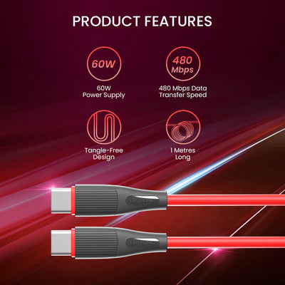 Silklink 60W Type-C to Type-C Cable