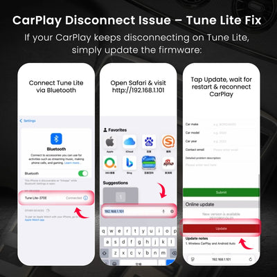 Tune Lite Wireless CarPlay Android Auto Adapter