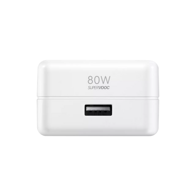 80W SUPERVOOC USB-A Power Adapter 
