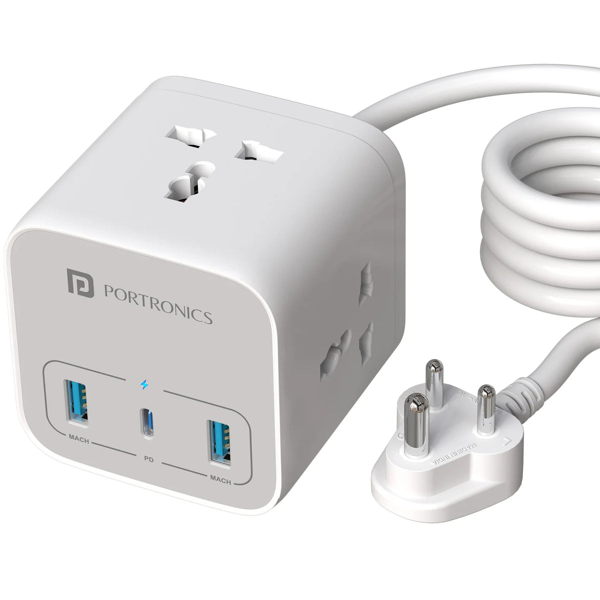 6-in-1 Desktop Power Strip Volt 20