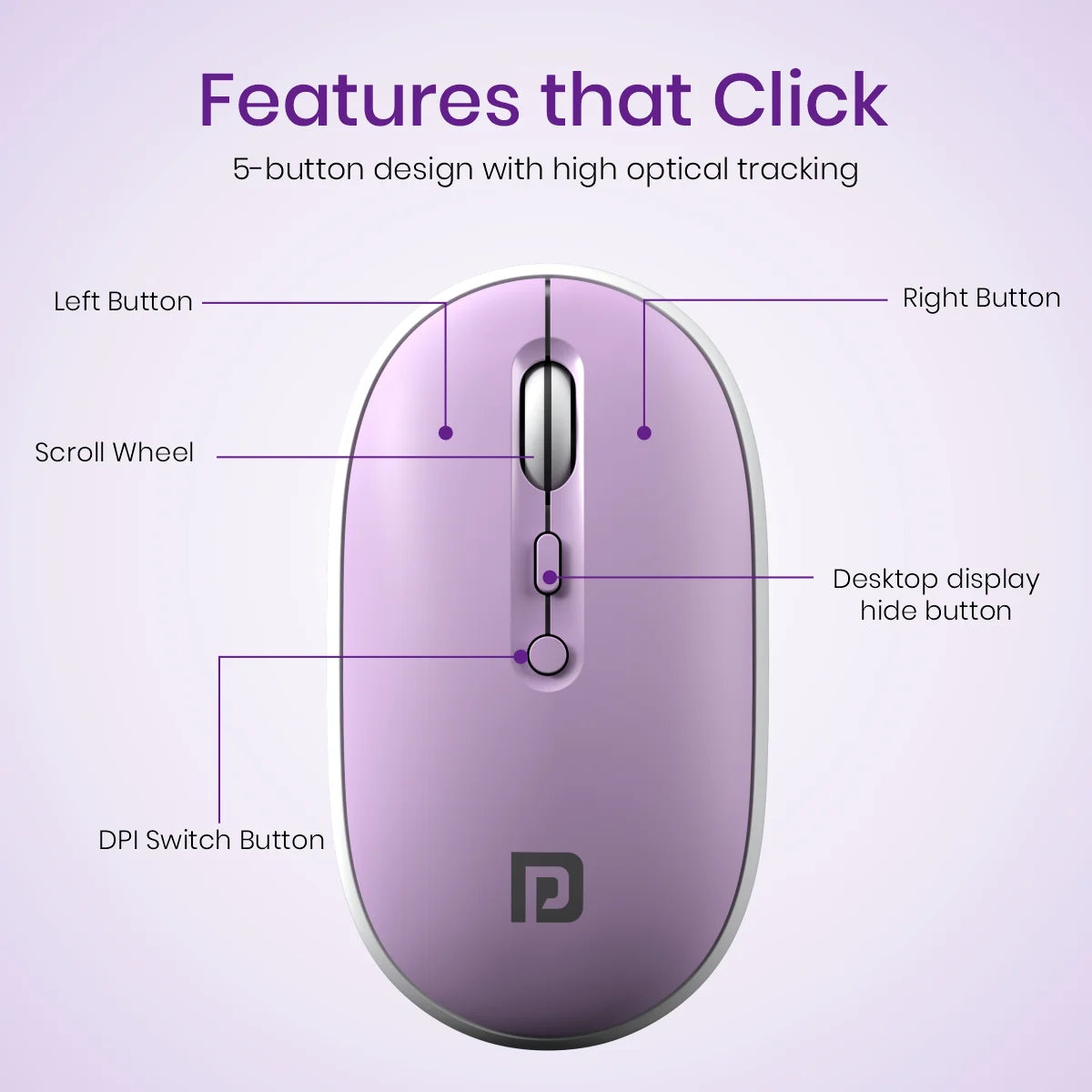 Toad II Dual Mode Wireless Mouse