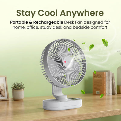 Airloop 4000mAh Automatic Oscillating Table Fan