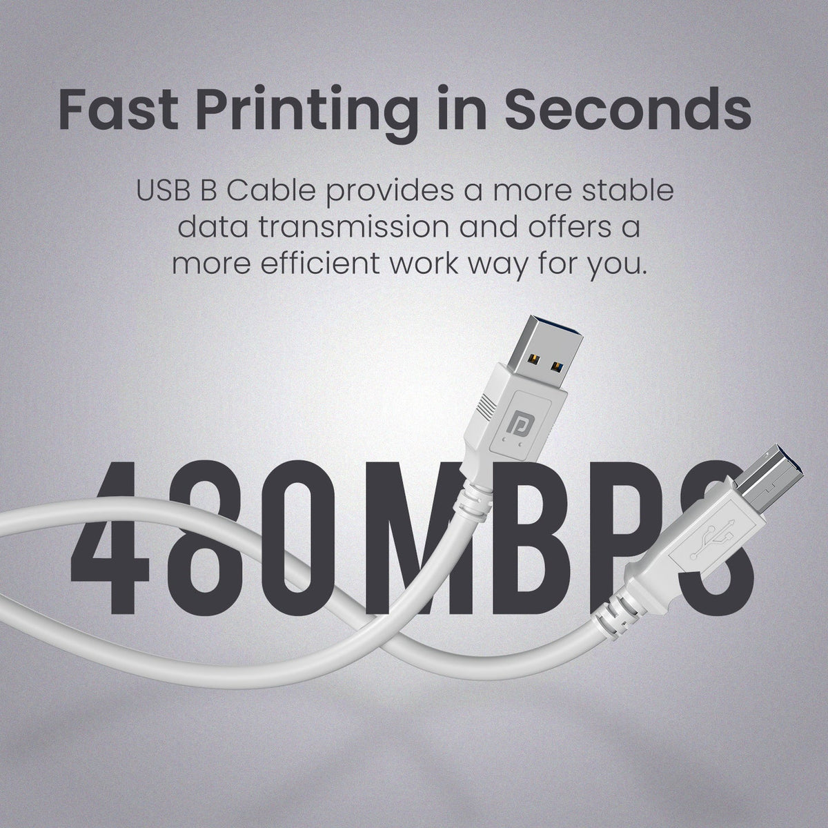 Printlink USB-A to USB-B Printer Cable
