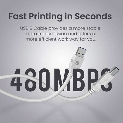 Printlink USB-A to USB-B Printer Cable