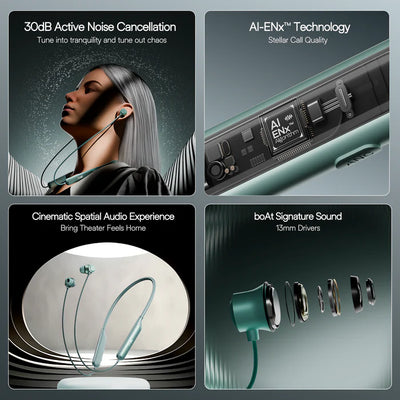 Rockerz 210 ANC Magnetic Neckband 