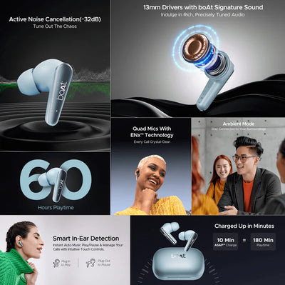 Airdopes 280 ANC Wireless Earbuds 