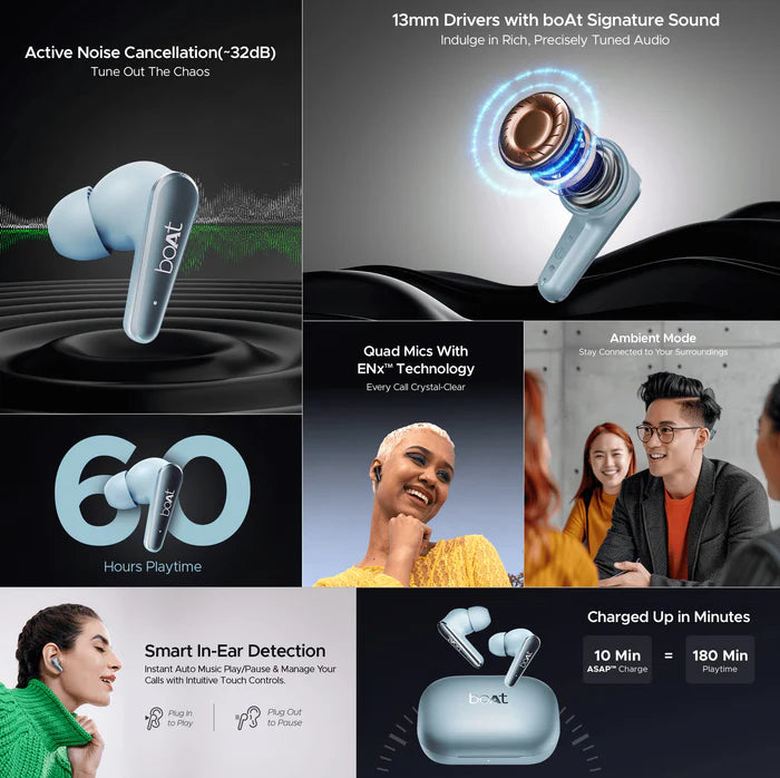Airdopes 280 ANC Wireless Earbuds 