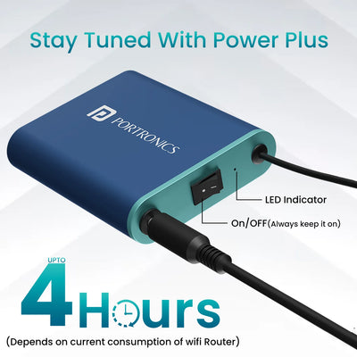 Power Plus 2000mAh Wi-Fi Router UPS