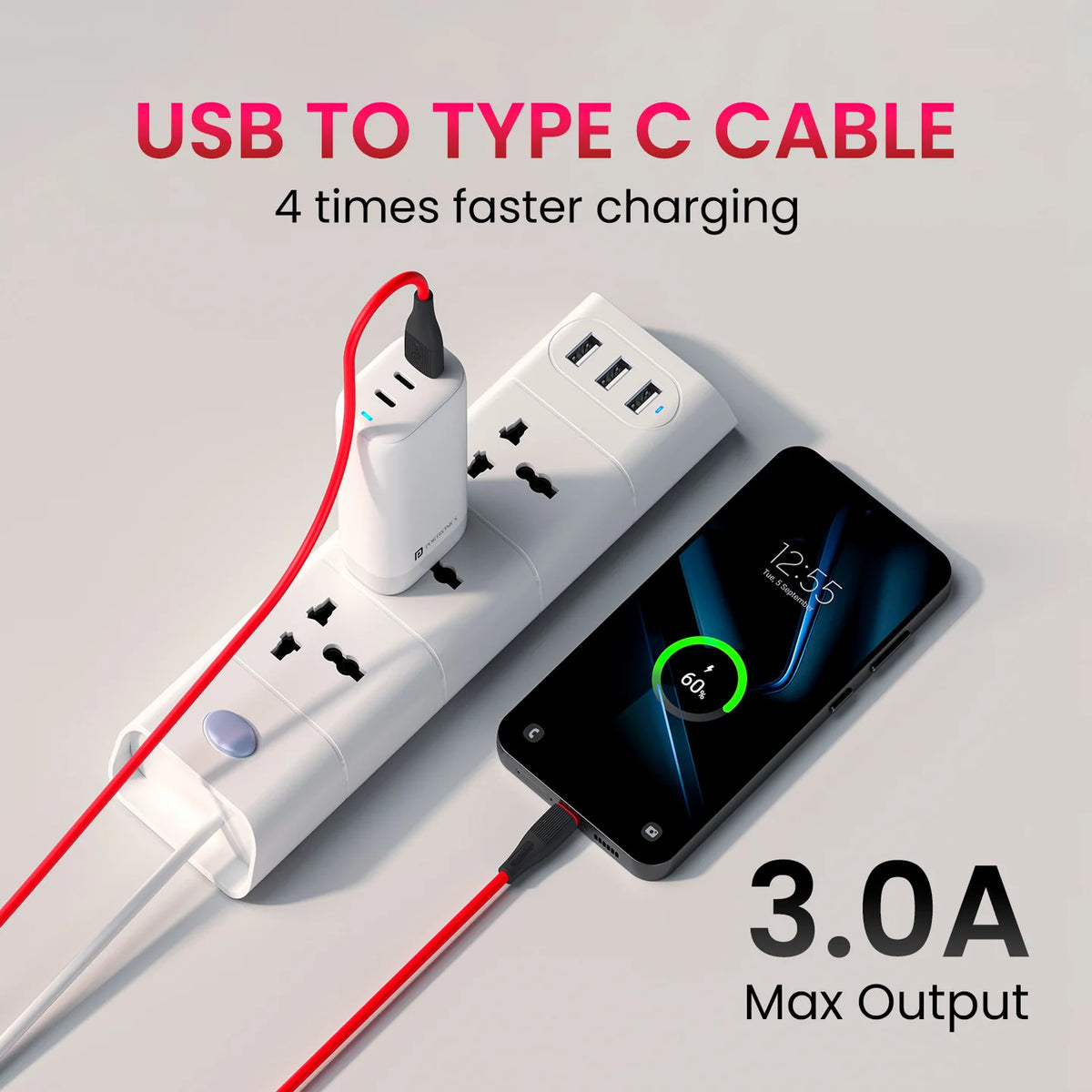 Silklink 3A USB Type-C Charging Cable