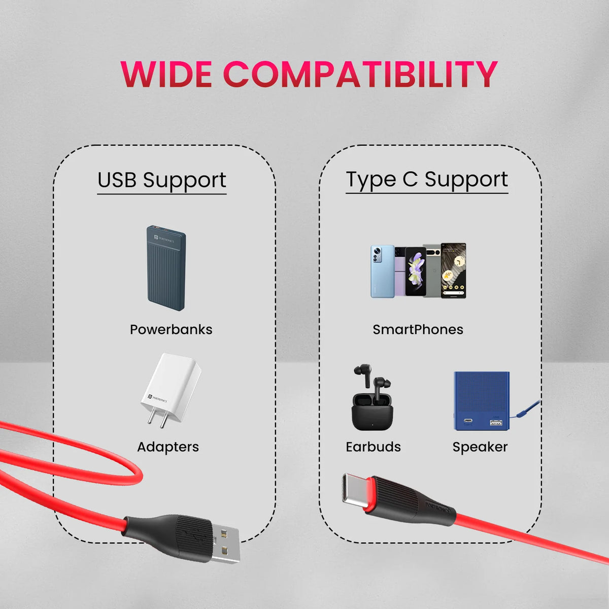Silklink 3A USB Type-C Charging Cable