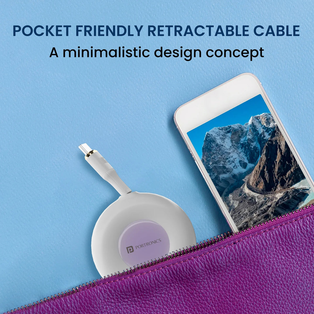 Konnect Recoil 100W Retractable Cable
