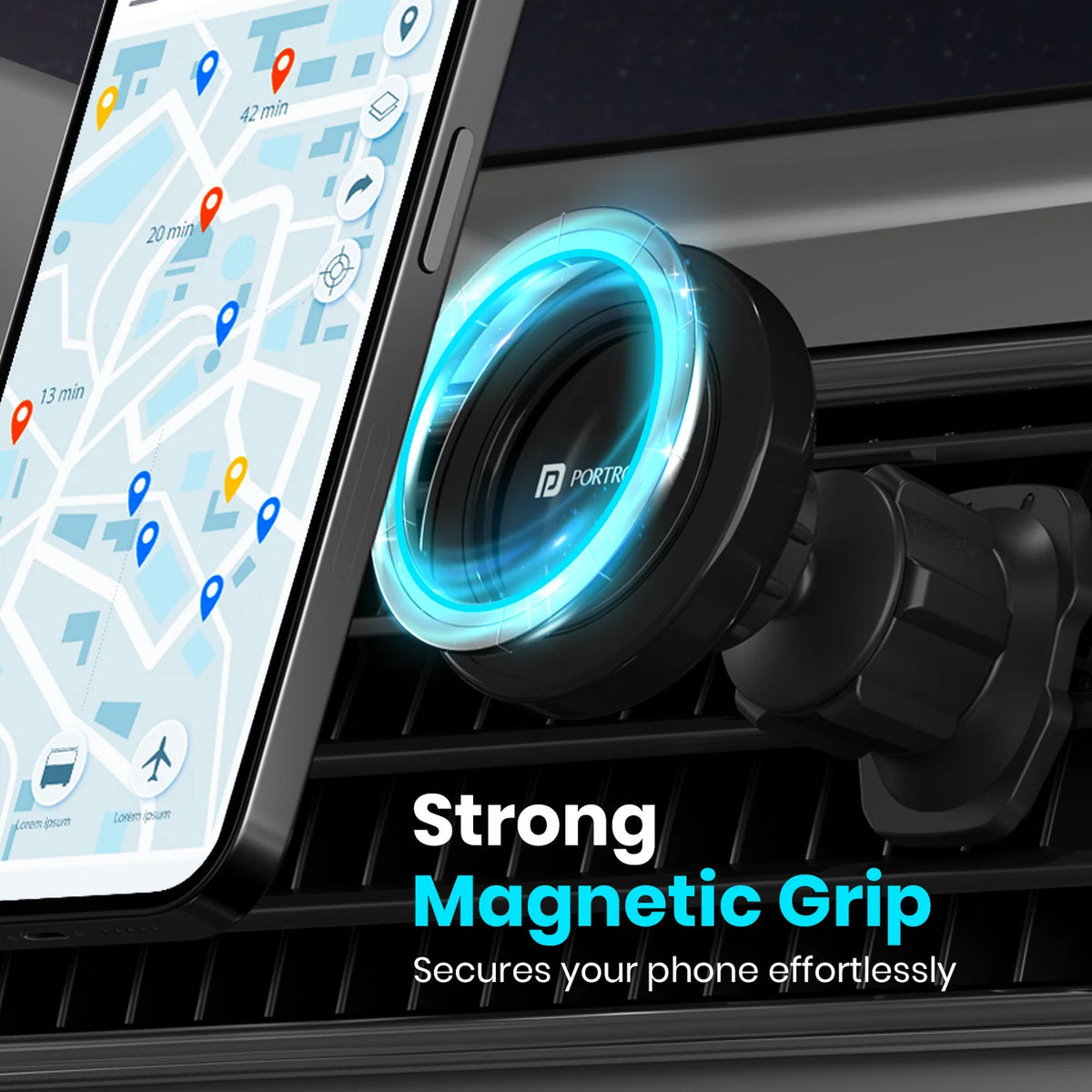 Mogun 4 Magnetic Car Phone Holder