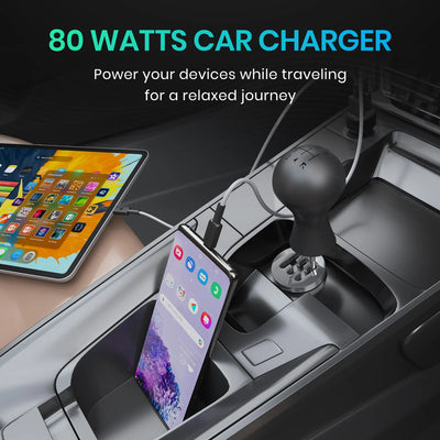 Car Power 80 DualPort Car Charger