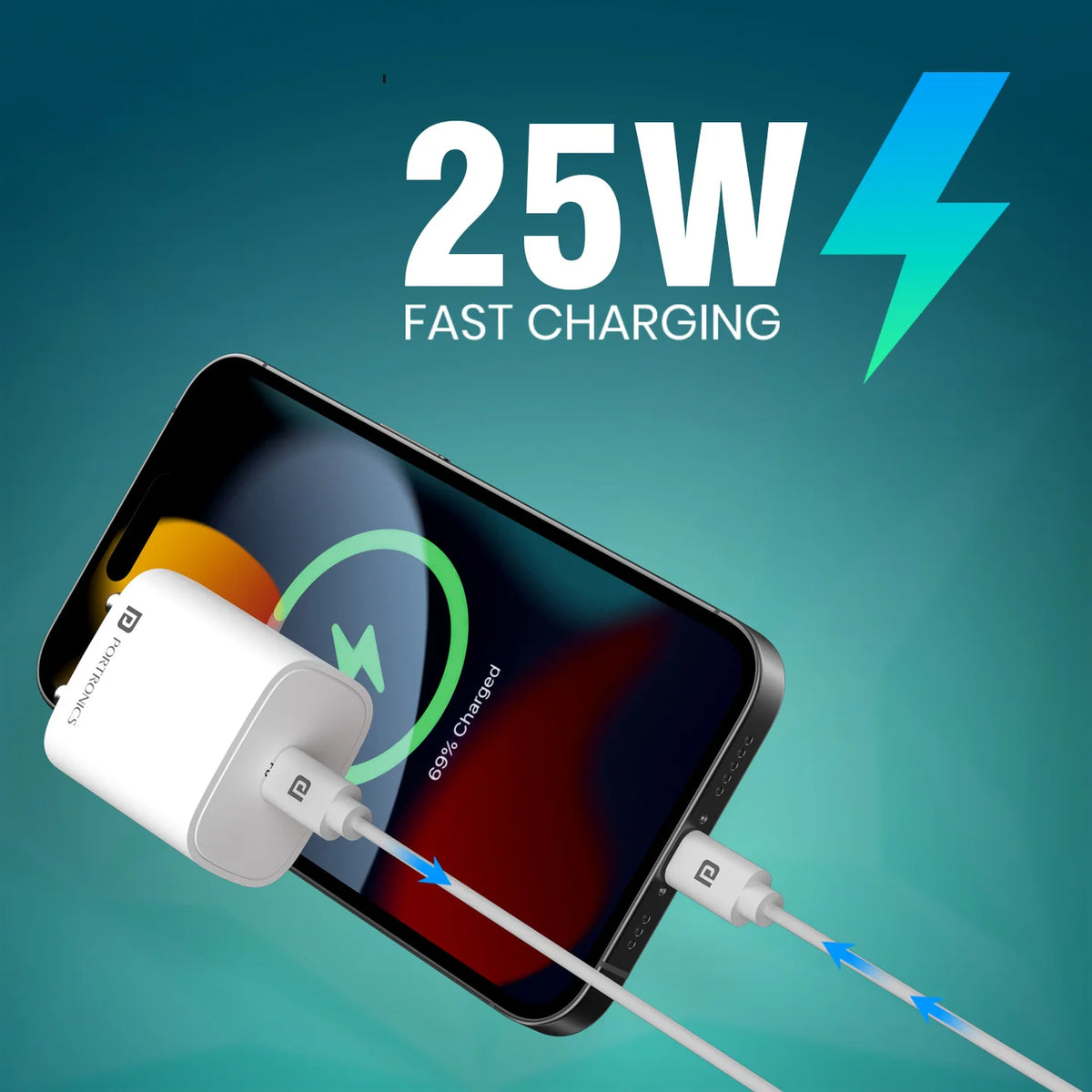 Adapto 25 Plus 25W Type-C Fast Charger