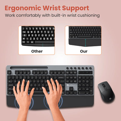 Key10 Wireless Keyboard Mouse